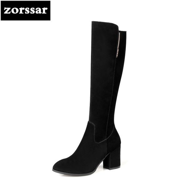{zorssar} 2020 new fashion women snow boots winter warm plush shoes thigh high boots cow suede high heels women knee, Black
{zorssar} 2020 new fashion women snow boots winter warm plush shoes thigh high boots cow suede high heels women knee, Black