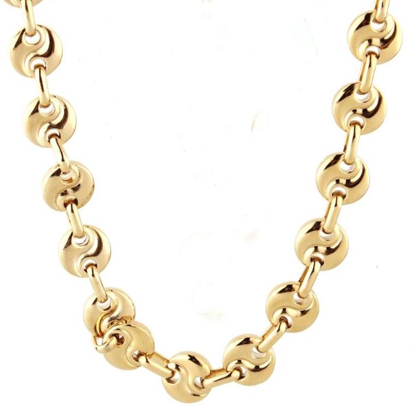 chains 10mm 7-40" fashion stainless steel gold tone s-shaped coffee bean chain men's women's jewelry necklace or bracelet fes, Silver
chains 10mm 7-40" fashion stainless steel gold tone s-shaped coffee bean chain men's women's jewelry necklace or bracelet fes, Silver