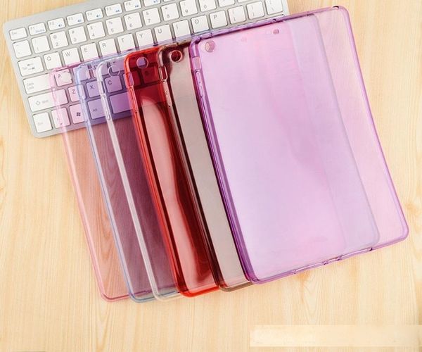 colorful crystal transparent soft tpu protective back case cover for ipad 5 6 air air 2 pro 10.5 9.7 2017 2018 mini mini4 200pcs/lot
colorful crystal transparent soft tpu protective back case cover for ipad 5 6 air air 2 pro 10.5 9.7 2017 2018 mini mini4 200pcs/lot