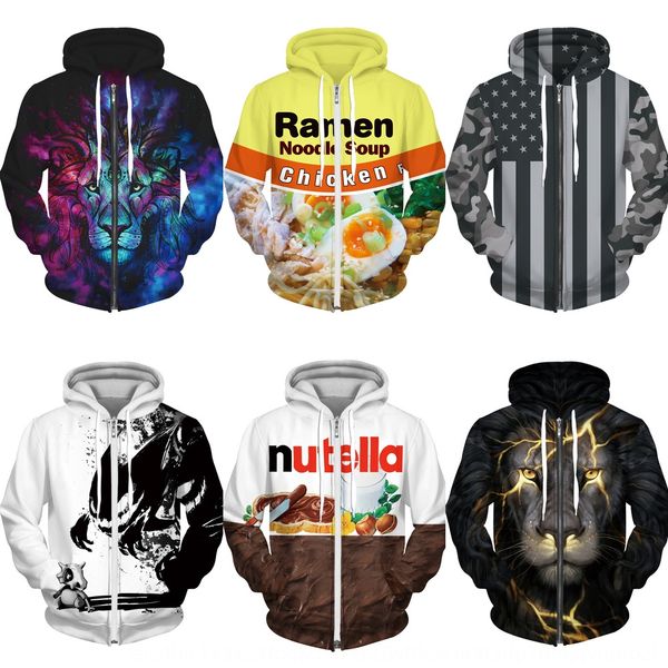 wolf hoodie digital printing couple zipper sweater cardigan women's autumn and winter new wolf coat hoodie digital printing couple zipp, Black
wolf hoodie digital printing couple zipper sweater cardigan women's autumn and winter new wolf coat hoodie digital printing couple zipp, Black