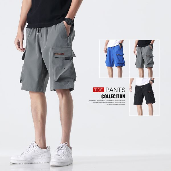 men's shorts 2021 summer casual elastic waist solid pants homme multi-pocket print male knee length 3-colors big size m-8xl, White;black
men's shorts 2021 summer casual elastic waist solid pants homme multi-pocket print male knee length 3-colors big size m-8xl, White;black
