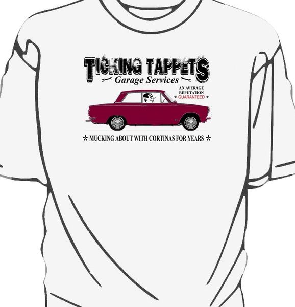 2019 new male brand 'ticking tappets garage services' t-shirt. classic american car fans cortina mk1 t shirts
2019 new male brand 'ticking tappets garage services' t-shirt. classic american car fans cortina mk1 t shirts