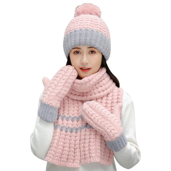 2020 winter fashion pompom women hats scarf gloves set girls hat caps ski beanies skullies warm velvet thick winter beanies hat, Blue;gray
2020 winter fashion pompom women hats scarf gloves set girls hat caps ski beanies skullies warm velvet thick winter beanies hat, Blue;gray
