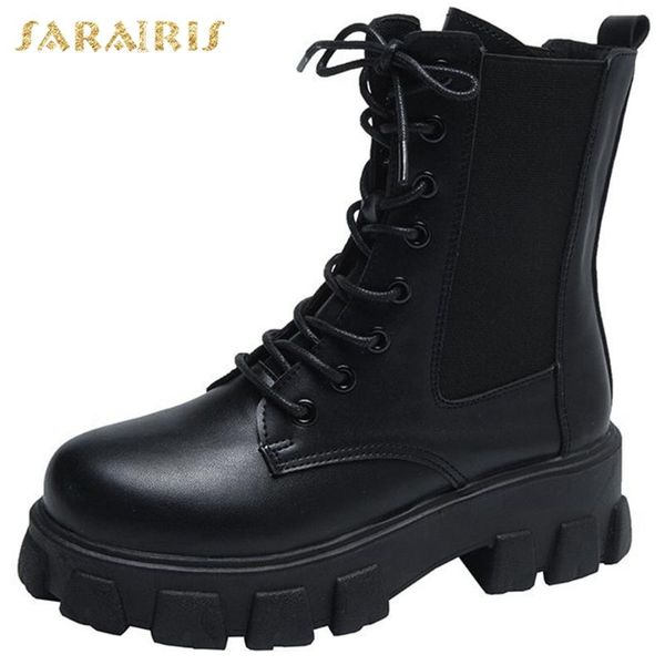 sarairis new fashion 2020 classic boots woman shoes platform lace up comfortable ins dropship motorcycles boots ladies, Black
sarairis new fashion 2020 classic boots woman shoes platform lace up comfortable ins dropship motorcycles boots ladies, Black
