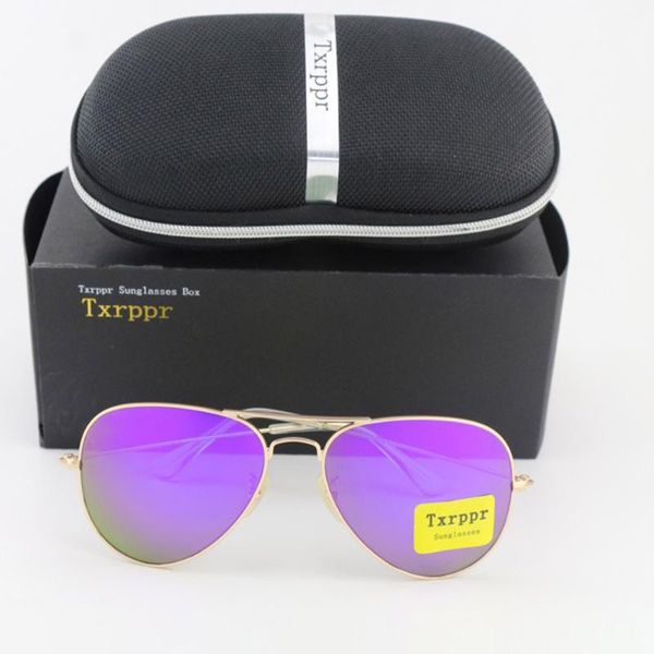 sunglasses txrppr brand designer pilot men driving gold/purple colorful sun glasses for women uv400 with box, White;black
sunglasses txrppr brand designer pilot men driving gold/purple colorful sun glasses for women uv400 with box, White;black