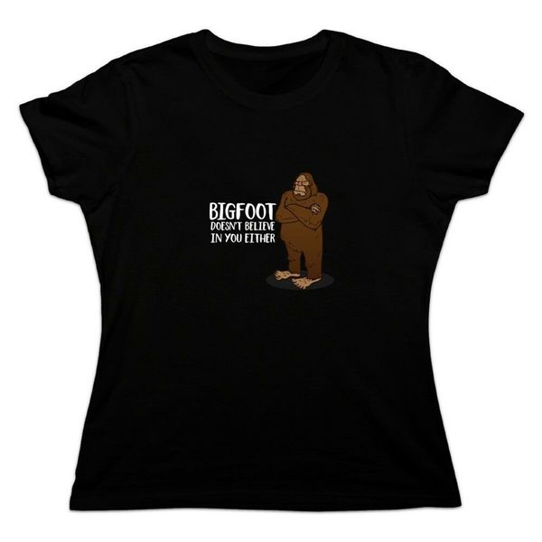 bigfoot doesn't believe in you either women's novelty t-shirt street wear fashion tee shirt
bigfoot doesn't believe in you either women's novelty t-shirt street wear fashion tee shirt