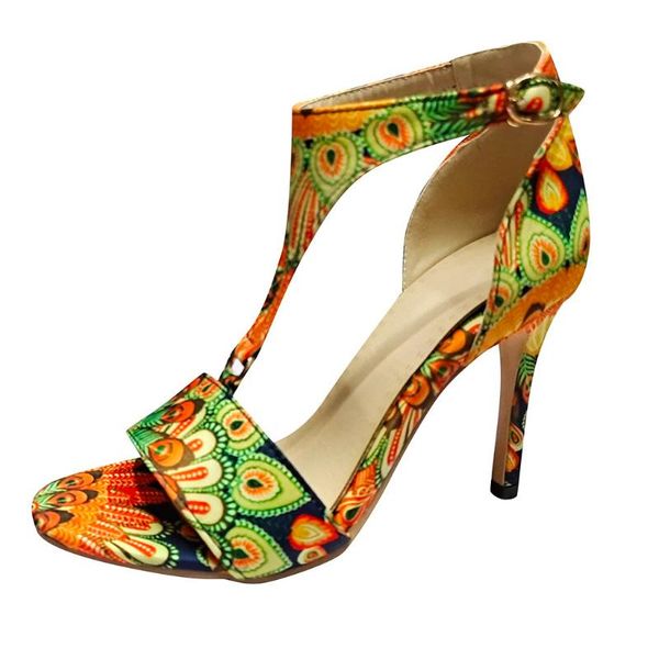 sagace strappy gladiator sandals stiletto heels peacock printed high platform sandals wedges shoes for women fish mouth hollow, Black
sagace strappy gladiator sandals stiletto heels peacock printed high platform sandals wedges shoes for women fish mouth hollow, Black