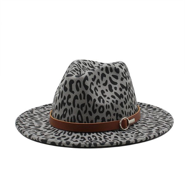 2020 new trend flat brim wool felt jazz fedora hats men women leopard grain leather band decor trilby panama formal hats, Blue;gray
2020 new trend flat brim wool felt jazz fedora hats men women leopard grain leather band decor trilby panama formal hats, Blue;gray