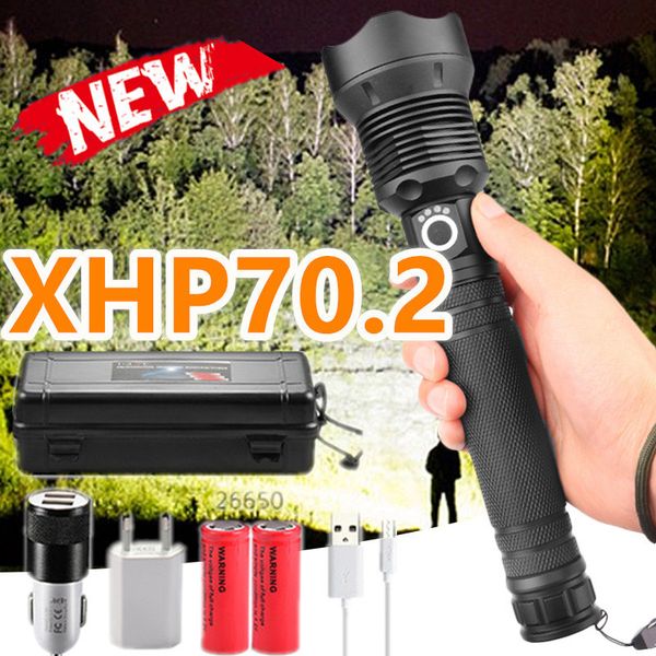 flashlights torches 2021 brightest 11.11 led xlamp xhp70.2 usb zoomable 3 modes torch 26650 rechargeable battery drop
flashlights torches 2021 brightest 11.11 led xlamp xhp70.2 usb zoomable 3 modes torch 26650 rechargeable battery drop