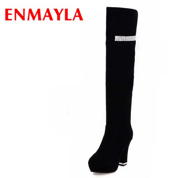 enmayla red shoes woman high heels round toe zippers winter boots platform shoes size 34-39 knee-high boots platform, Black
enmayla red shoes woman high heels round toe zippers winter boots platform shoes size 34-39 knee-high boots platform, Black