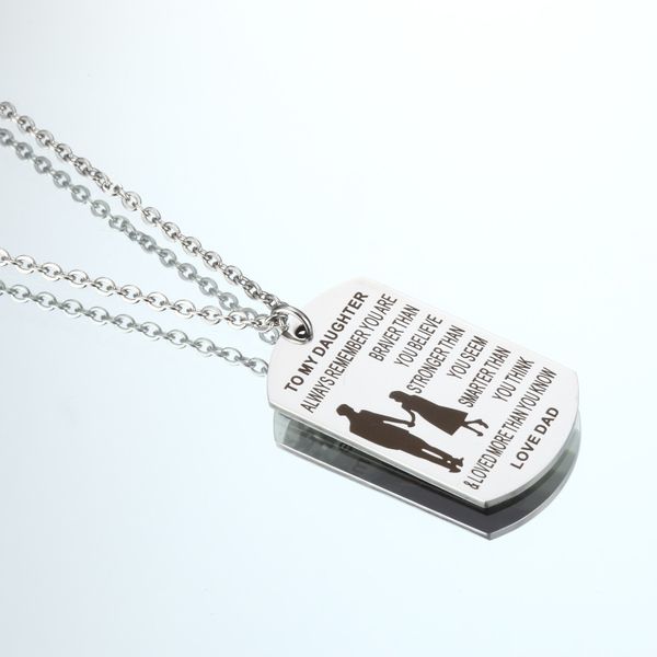 father's day hip hop personality custom necklace for men stainless steel pendant fashion party jewelry gift for father, Silver
father's day hip hop personality custom necklace for men stainless steel pendant fashion party jewelry gift for father, Silver