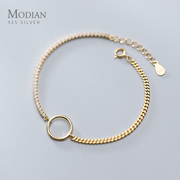 modian dazzling zircon hollow circle luxury bracelet for women 925 sterling silver geometric link chain bracelet fine jewelry, Black
modian dazzling zircon hollow circle luxury bracelet for women 925 sterling silver geometric link chain bracelet fine jewelry, Black