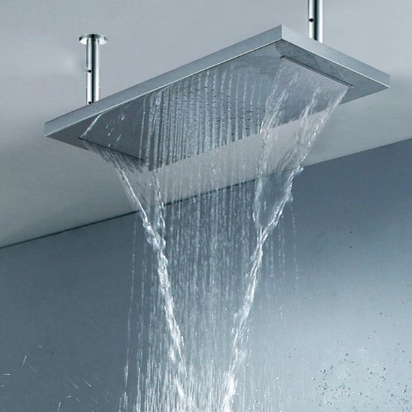 stainless steel rectangular shower head 22 inches ceiling mounted big rain shower head waterfall faucet for bathroom high quality
stainless steel rectangular shower head 22 inches ceiling mounted big rain shower head waterfall faucet for bathroom high quality