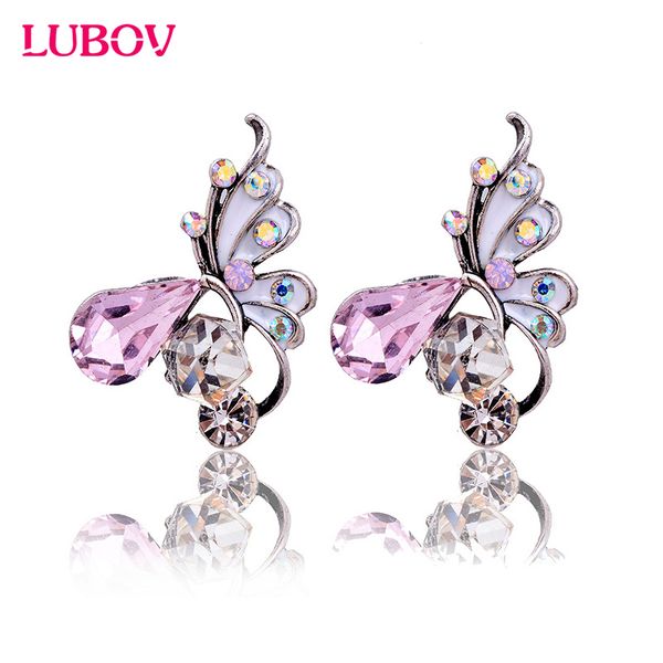 gorgeous crystal butterfly stud earrings color alloy fancy color rhinestone piercing ear earring for women birthday gift, Golden;silver
gorgeous crystal butterfly stud earrings color alloy fancy color rhinestone piercing ear earring for women birthday gift, Golden;silver
