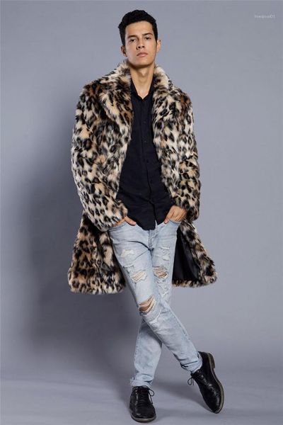 fur outerwear winter mens warm long coats mens designer coat luxury leopard faux, Black
fur outerwear winter mens warm long coats mens designer coat luxury leopard faux, Black