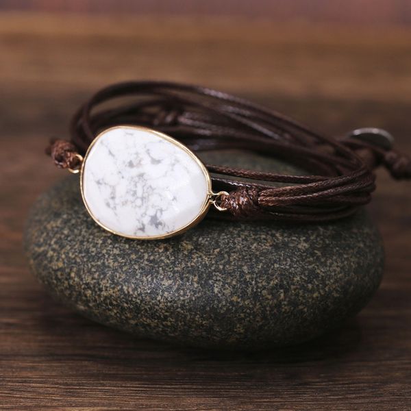 tennis wrap bracelet natural stohite-turquoises boho friendship for men and women statement gifts drop, Golden;silver
tennis wrap bracelet natural stohite-turquoises boho friendship for men and women statement gifts drop, Golden;silver