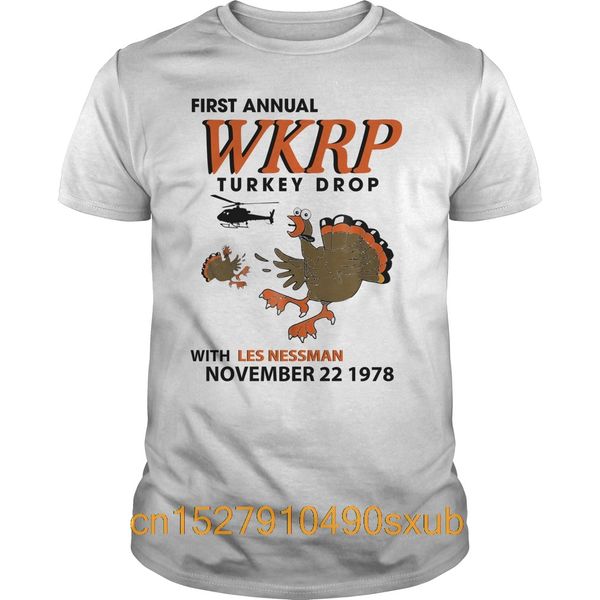first annual wkrp turkey drop with les nessman november 22 1978 shirt
first annual wkrp turkey drop with les nessman november 22 1978 shirt