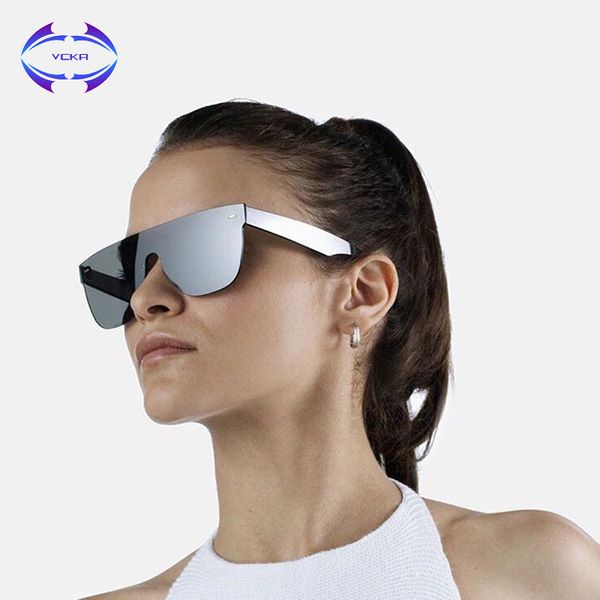 sunglasses vcka women conjoined spectacle lens rimless alloy frame summer style sun glasses square uv400 eyewear, White;black
sunglasses vcka women conjoined spectacle lens rimless alloy frame summer style sun glasses square uv400 eyewear, White;black