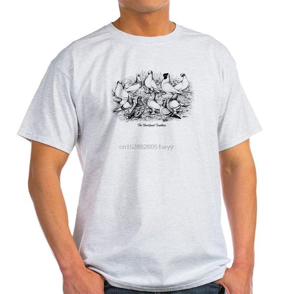 shortface tumbler pigeons light t-shirt - 100% cotton t-shirt