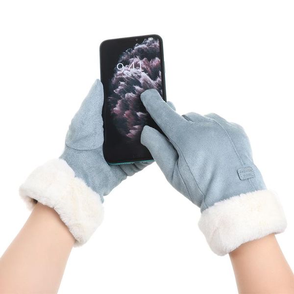 new fashion women autumn winter touch screen gloves female cute furry thick warm mitts outdoor sport full finger mittens, Blue;gray
new fashion women autumn winter touch screen gloves female cute furry thick warm mitts outdoor sport full finger mittens, Blue;gray