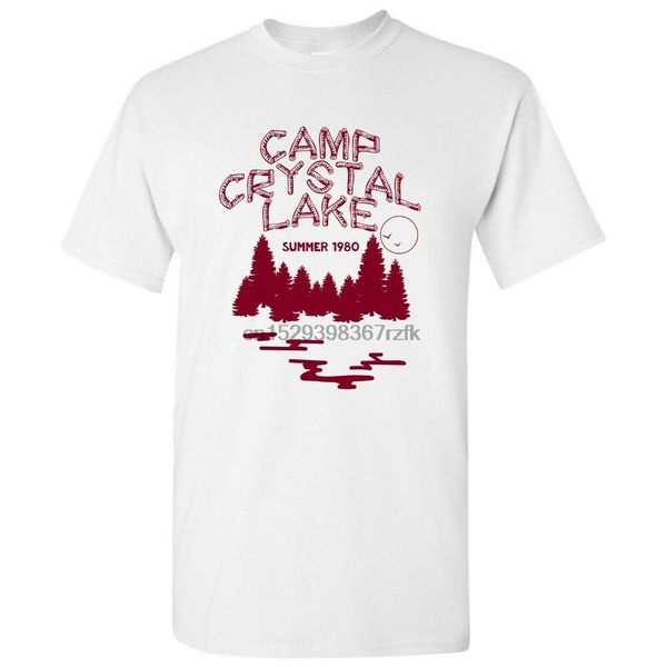 camp crystal lake - funny 80s horror movie halloween t shirt(1