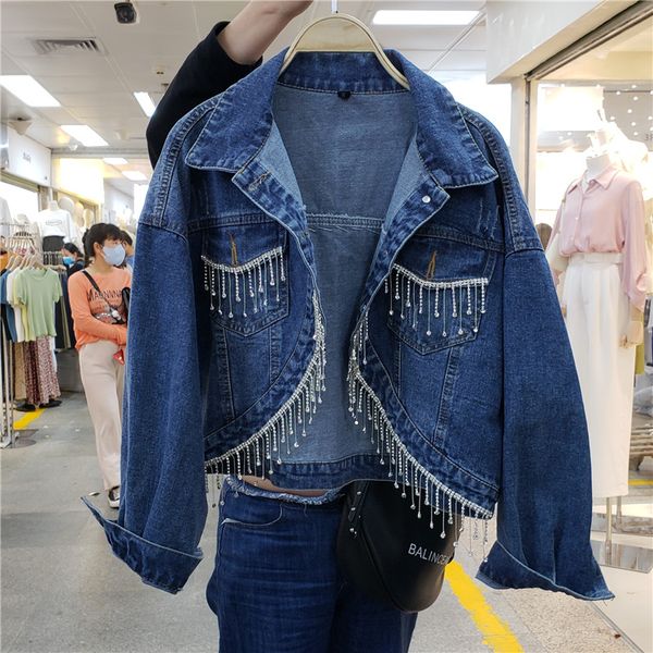 harajuku жан куртка женщин новый стиль джинсы пальто корейского стиля женские короткие сыпучие-fit кисточки алмазные нерегулярное denim паль, Black;brown
harajuku жан куртка женщин новый стиль джинсы пальто корейского стиля женские короткие сыпучие-fit кисточки алмазные нерегулярное denim паль, Black;brown