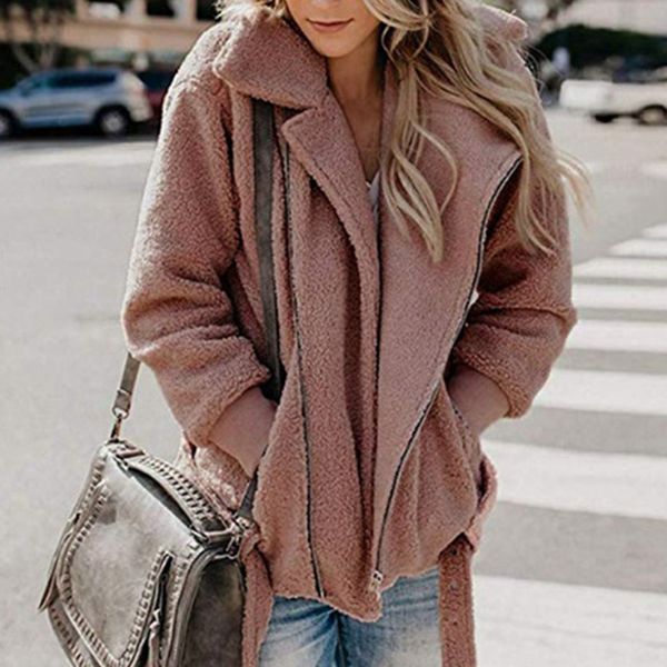 women faux fur coats winter solid fashion open point outwear female long sleeve 2020 fashion warm thick fluffy jacket coat, Black
women faux fur coats winter solid fashion open point outwear female long sleeve 2020 fashion warm thick fluffy jacket coat, Black