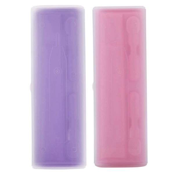 2 pcs portable electric toothbrush holder case box travel camping for oral-b 4 colors (purple & pink)
2 pcs portable electric toothbrush holder case box travel camping for oral-b 4 colors (purple & pink)