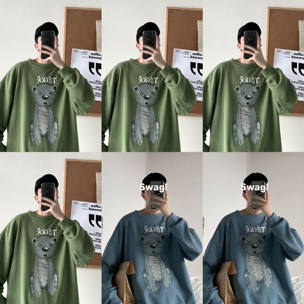 men's loose casual trendy long sleeve shirt korean style handsome underpants coat trendy hip hop base shirt ins all-match coat wowim, Black
men's loose casual trendy long sleeve shirt korean style handsome underpants coat trendy hip hop base shirt ins all-match coat wowim, Black