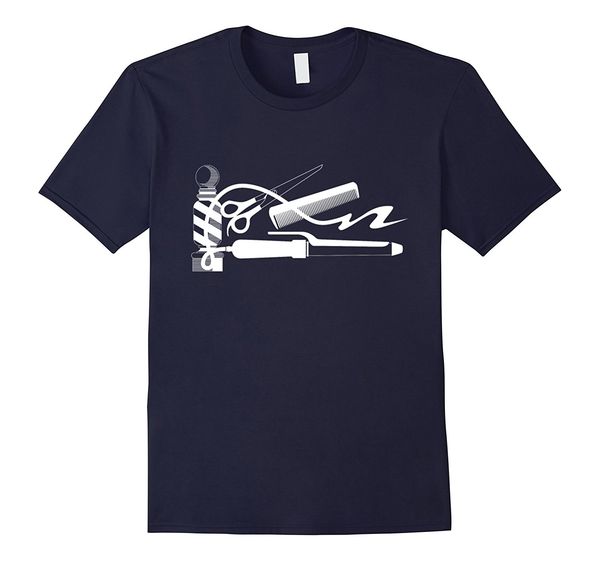 2019 fashion barber tools tee shirt