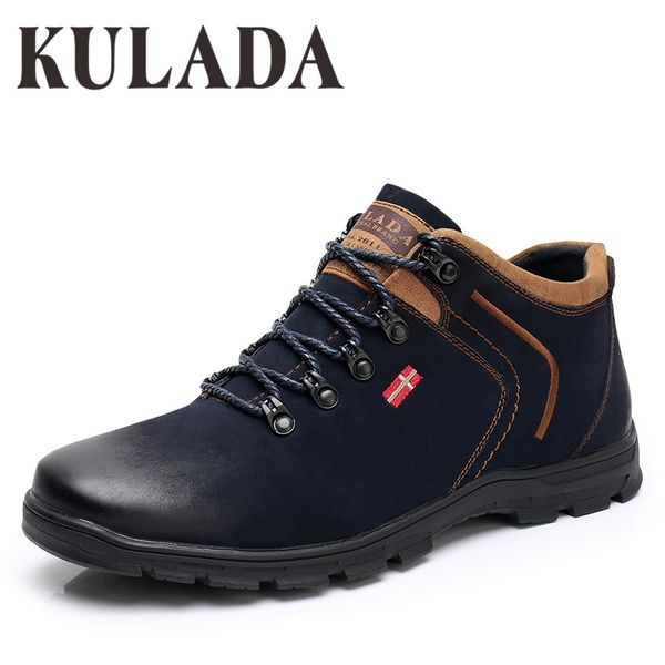 kulada new shoes men's ankle boots men's zipper side casual boots lace-up spring&autumn, Black
kulada new shoes men's ankle boots men's zipper side casual boots lace-up spring&autumn, Black