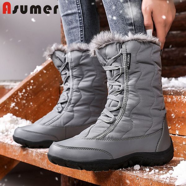 asumer 2020 fashion ankle boots women keep warm thick fur snow boots winter waterproof non-slip flat casual shoes woman, Black
asumer 2020 fashion ankle boots women keep warm thick fur snow boots winter waterproof non-slip flat casual shoes woman, Black