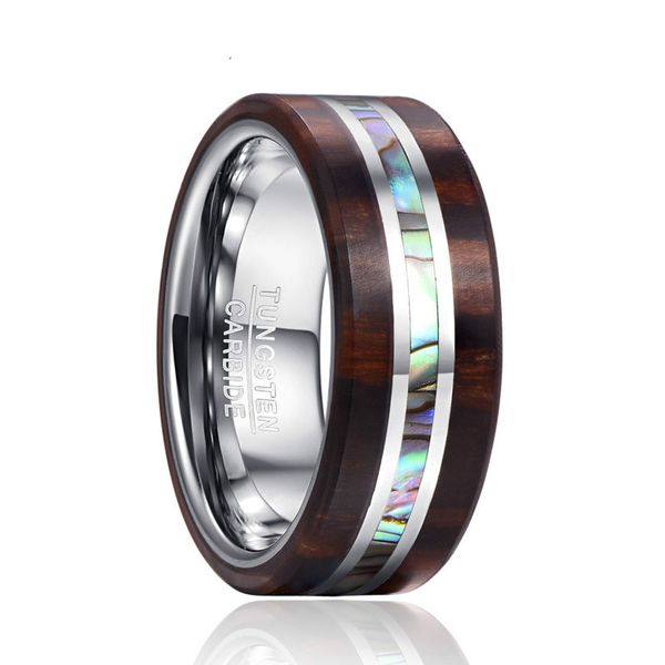 men's engrave name rings 8mm ebony wood grain natural abalone shell tungsten steel ring wedding band boyfriend's gift, Slivery;golden
men's engrave name rings 8mm ebony wood grain natural abalone shell tungsten steel ring wedding band boyfriend's gift, Slivery;golden