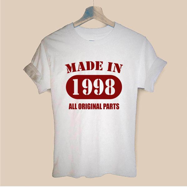 made in 1998 all original parts vintage printed harajuku t shirt funny teeshirt women clothing casual short sleeve tees
made in 1998 all original parts vintage printed harajuku t shirt funny teeshirt women clothing casual short sleeve tees