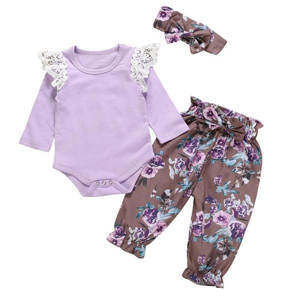 new style cotton long sleeve lace-up sleeve romper flower pants l3.27, White
new style cotton long sleeve lace-up sleeve romper flower pants l3.27, White