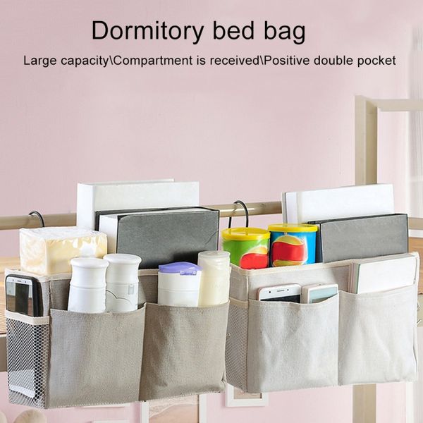 hanging storage bag bedside storage organizer dormitory phone book magazine holder with hook waterproof bed pocket
hanging storage bag bedside storage organizer dormitory phone book magazine holder with hook waterproof bed pocket