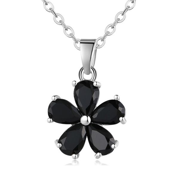 classic multicolor crystal zircon necklace simple flower golden silvery clavicle chain fashion woman jewelry gift, Silver
classic multicolor crystal zircon necklace simple flower golden silvery clavicle chain fashion woman jewelry gift, Silver