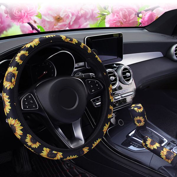 car interior steering wheel handbrake sleeve gearshift cover replacement sunflower print suit stylish comfortable
car interior steering wheel handbrake sleeve gearshift cover replacement sunflower print suit stylish comfortable