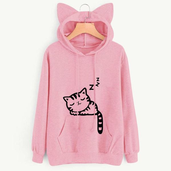 women sweatshirt casual hoodies print cat ear hooded long roll up sleeve pocket blouse feminine oversize sweatshirts black
women sweatshirt casual hoodies print cat ear hooded long roll up sleeve pocket blouse feminine oversize sweatshirts black