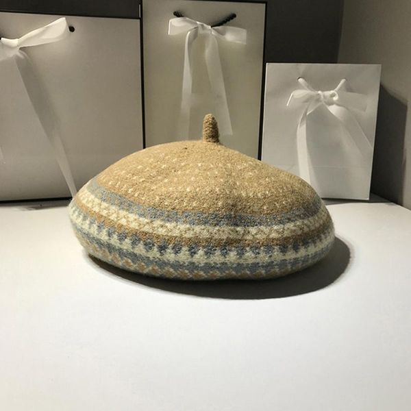 hat women 2020 autumn and winter new retro pattern beret literary painter hat, Blue;gray
hat women 2020 autumn and winter new retro pattern beret literary painter hat, Blue;gray
