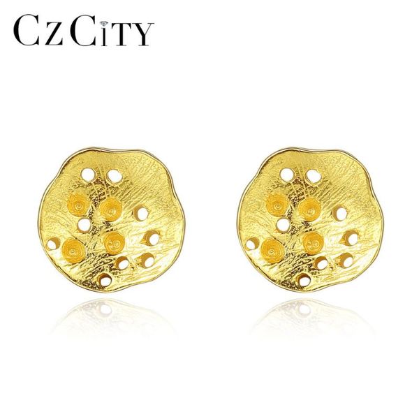 stud czcity design unique 18k gold plated genuine 925 sterling silver lotus leaf earrings for women fashion fine jewelry brincos, Golden;silver
stud czcity design unique 18k gold plated genuine 925 sterling silver lotus leaf earrings for women fashion fine jewelry brincos, Golden;silver
