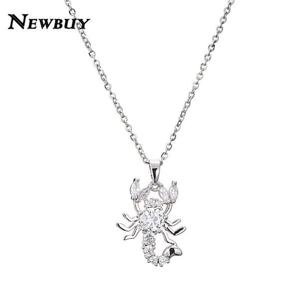 pendant necklaces cmoonry trendy women crystal jewelry gold color link chain necklace luxury cz scorpion for men, Silver
pendant necklaces cmoonry trendy women crystal jewelry gold color link chain necklace luxury cz scorpion for men, Silver