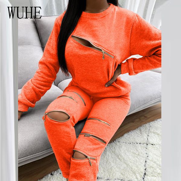 wuhe autum women sweatshirt winter casual tracksuit full sleeve zipper pullover hole hollow out two piece sets plus size xxl x0923, Gray
wuhe autum women sweatshirt winter casual tracksuit full sleeve zipper pullover hole hollow out two piece sets plus size xxl x0923, Gray