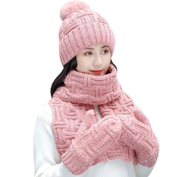 2020 winter fashion pompom women hats scarf gloves set girls hat caps ski beanies skullies warm velvet thick winter beanies hat, Blue;gray
2020 winter fashion pompom women hats scarf gloves set girls hat caps ski beanies skullies warm velvet thick winter beanies hat, Blue;gray