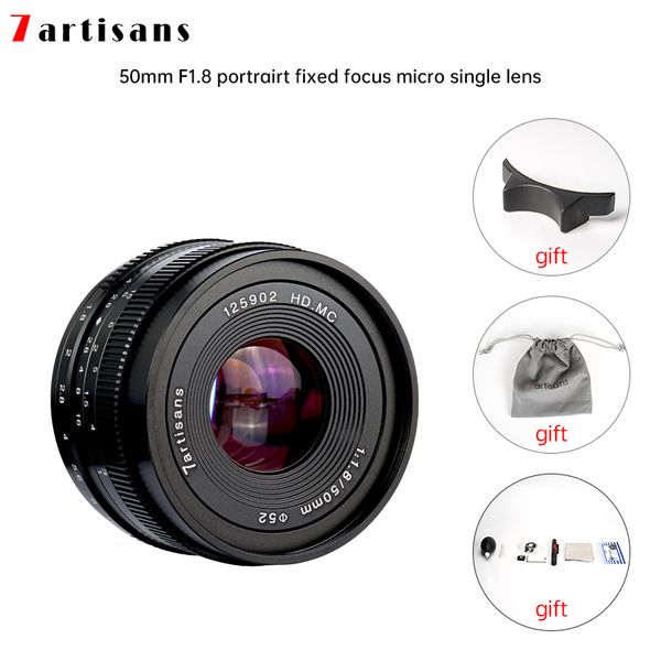7artisans 50mm f1.8 large aperture portrait manual focus micro camera lens fit for canon eos-m mount e-mount fuji fx-amount
7artisans 50mm f1.8 large aperture portrait manual focus micro camera lens fit for canon eos-m mount e-mount fuji fx-amount