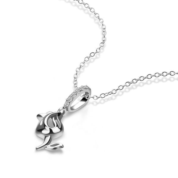 925 sterling silver rose gold pendants necklace trendy design charm necklace for women jewelry accessories holiday gift
925 sterling silver rose gold pendants necklace trendy design charm necklace for women jewelry accessories holiday gift