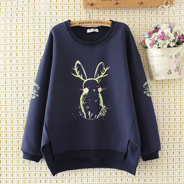 rabbit print students women japan kawaii hoodie long sleeve o-neck cotton fleece sweatshirt pullover autumn outerwear harajuku, Black
rabbit print students women japan kawaii hoodie long sleeve o-neck cotton fleece sweatshirt pullover autumn outerwear harajuku, Black
