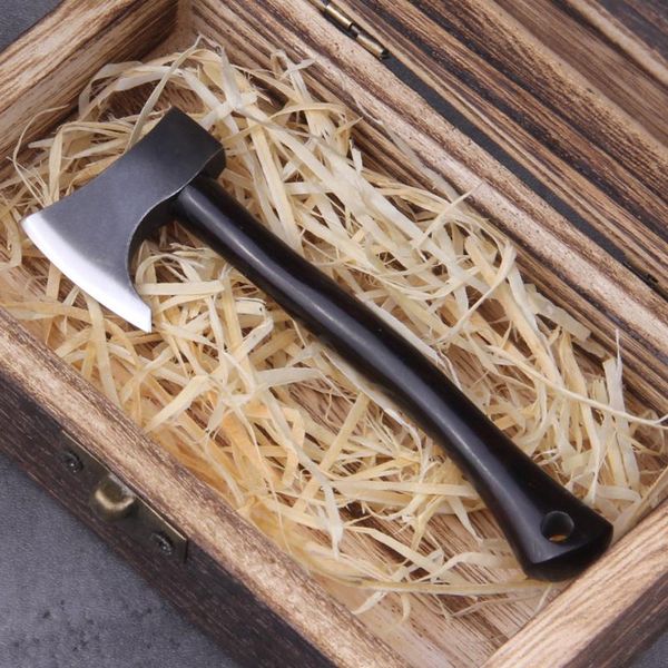 really small vikings axe wooden handle with iron axe and viking wooden box as gift, Silver
really small vikings axe wooden handle with iron axe and viking wooden box as gift, Silver