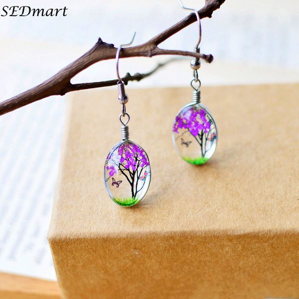natural stone dried flower tree of life earrings for women girls butterfly wishing tree hypoallergenic gift souvenir wedding hot, Silver
natural stone dried flower tree of life earrings for women girls butterfly wishing tree hypoallergenic gift souvenir wedding hot, Silver