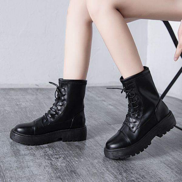 new women ankle shoes black boots autumn ladies casual lace up fashion footwear female 2020 zapatillas mujer plus size 35-43
new women ankle shoes black boots autumn ladies casual lace up fashion footwear female 2020 zapatillas mujer plus size 35-43
